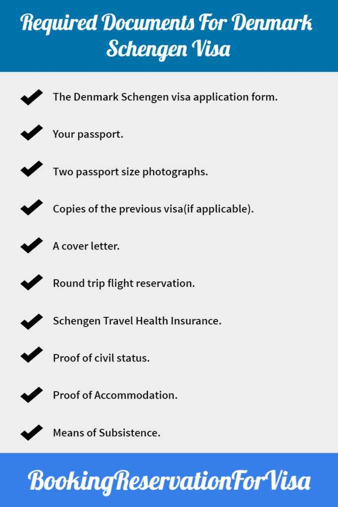 Denmark Schengen Visa Requirements | Vital Documents | How to Apply