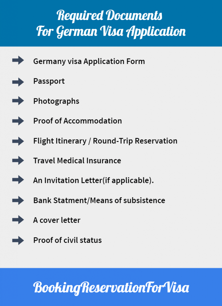 travel to germany visa requirements