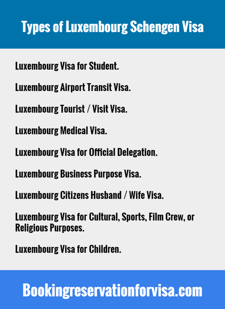 luxembourg visit visa price