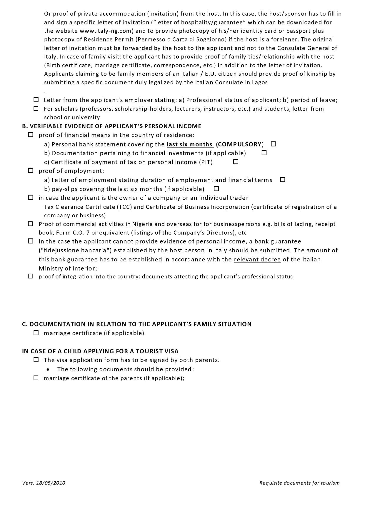 Consulate-general-of-italy-requisite-documents-for-Schengen-visa-2