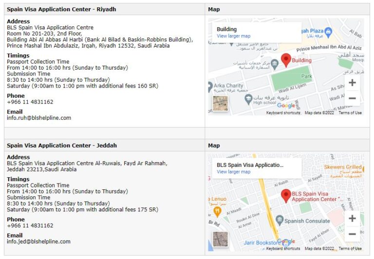 spain visit visa from saudi arabia