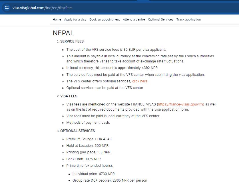 french-schengen-visa-fees-from-nepal