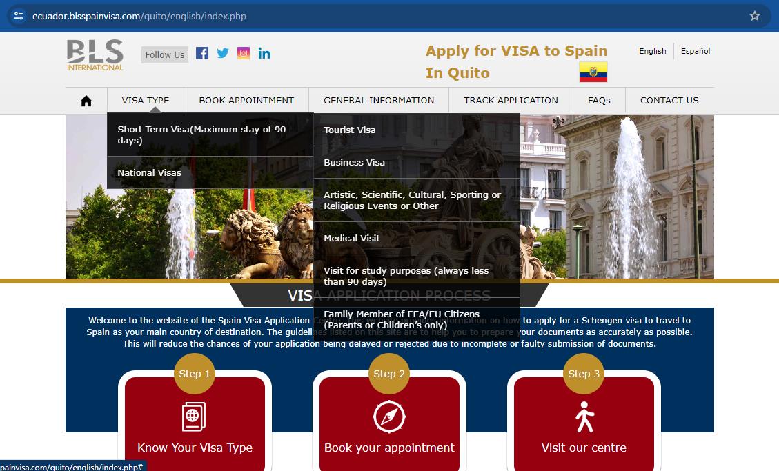 select-spanish-visa-type-for-getting-requirements-from-ecuador