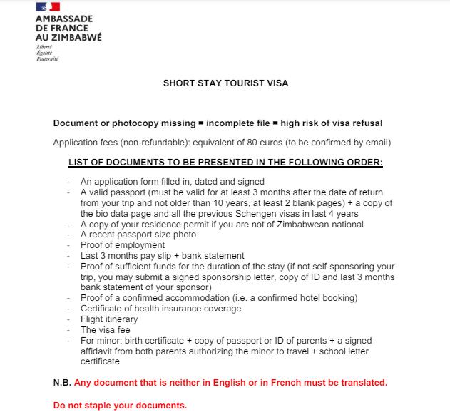 required-documents-for-french-schengen-visa-from-zimbabwe